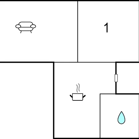 1 Bedroom Nice In アパート Kolltveit